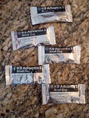 K9 Advantix II Small Dog Flea & Tick Treatment - Silver Packets (Lot)